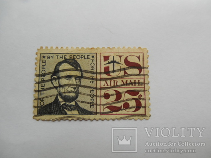 Почтовая марка США 25 центов, фото №2