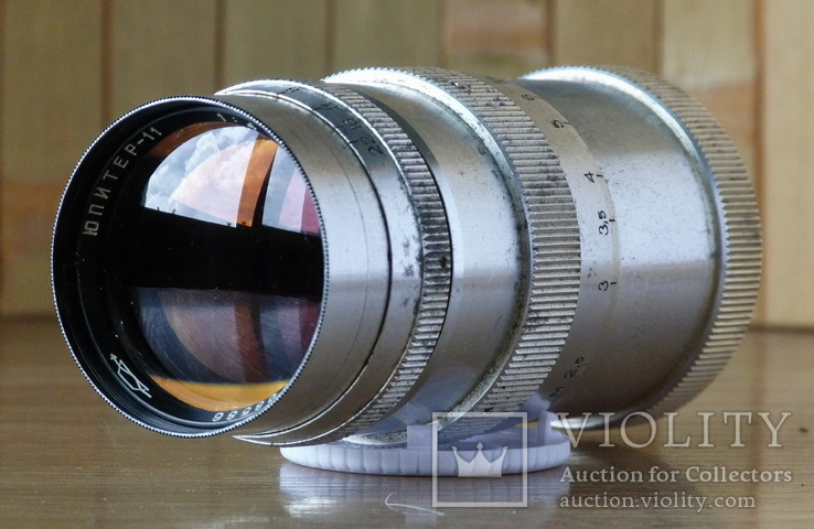 Юпитер-11 4/135  резьбовой дальномерный вариант (Зоркий, ФЭД, Leica)