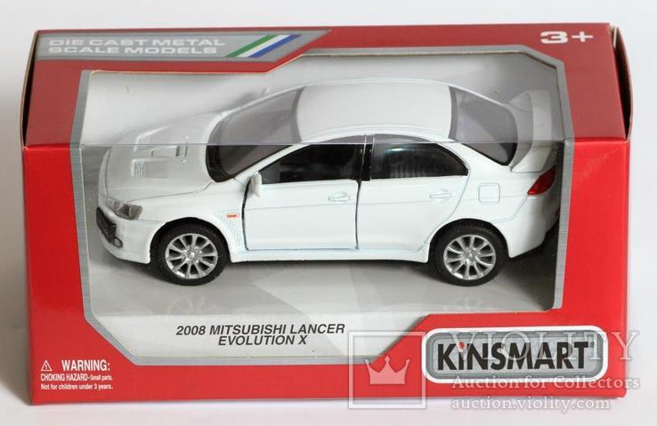 1:36 Kinsmart 2008 Mitsubishi Lancer Evolution X, фото №4