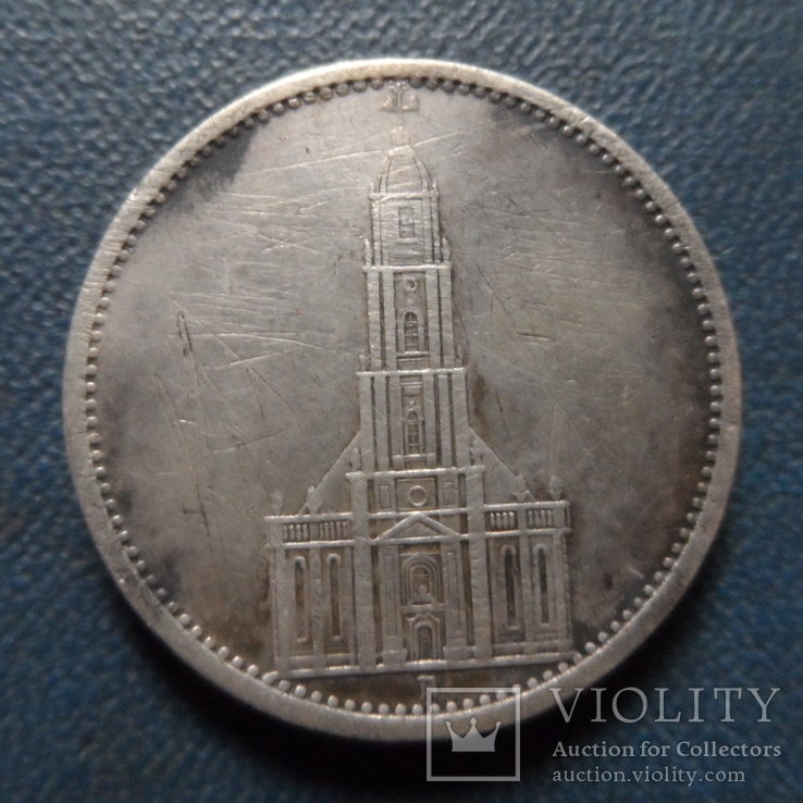 2 марки 1935   Германия  серебро      (Ж.3.16)~