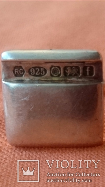 Запонки серебро 925 проба (Англия), фото №7