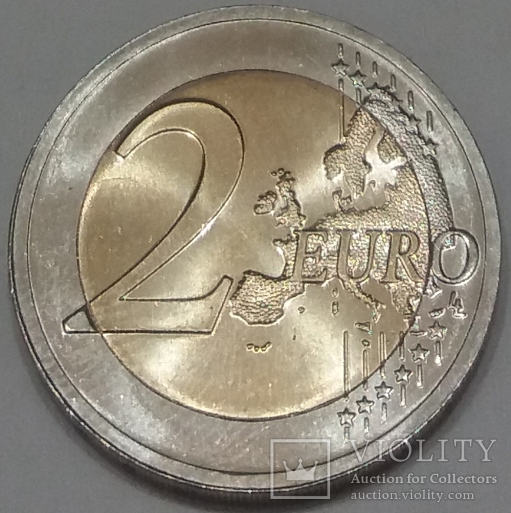 Литва 2 євро, 2018 100-та річниця - Держави Балтики, фото №3