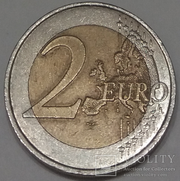 Франція 2 євро, 2010 70 років промові Шарля де Голля «До всіх французів», фото №3