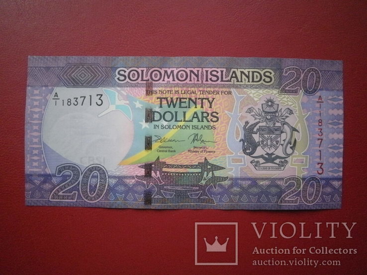 Соломонові острови 2017 рік 20 доларів UNC., фото №3