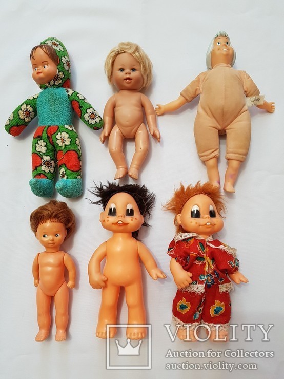 Куклы разные одним лотом ГДР и др., фото №2