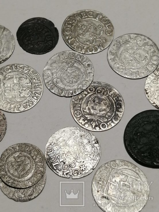 Средневековые монеты 14 шт, фото №7