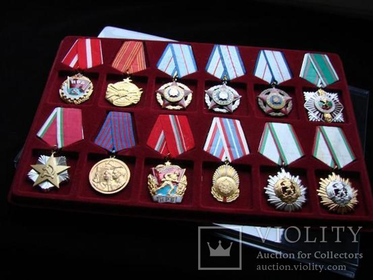 Планшет на 12 орденов и медалей + прозрачный футляр MM-Schulz Польша