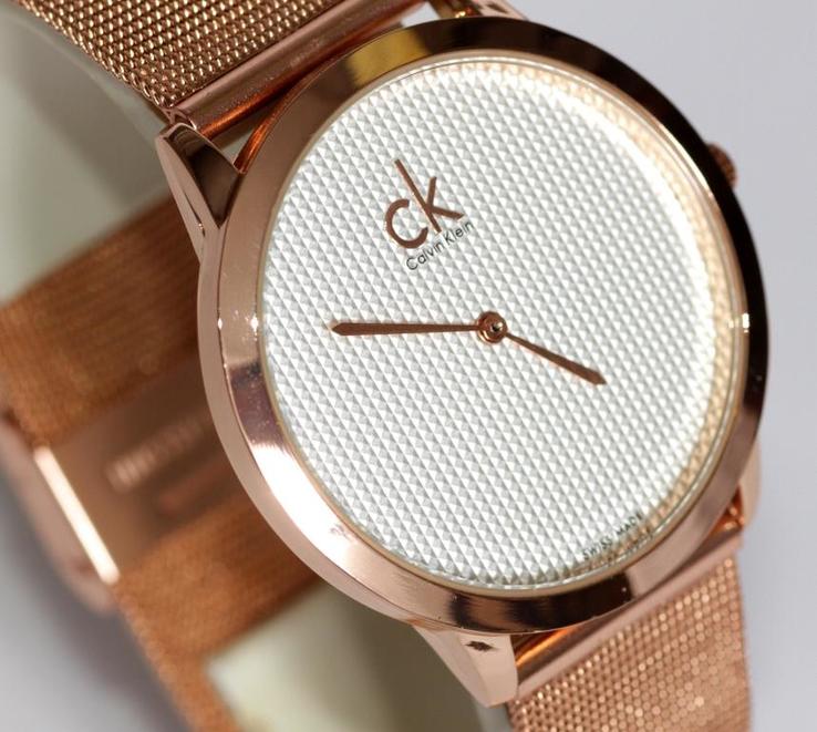 Наручные часы Calvin Klein K3M2212Y с золотым ремешком, фото №4
