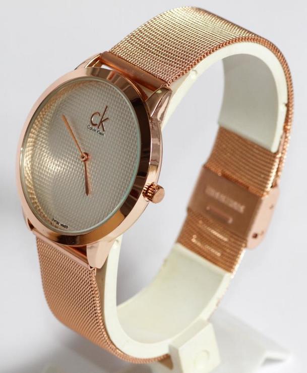 Наручные часы Calvin Klein K3M2212Y с золотым ремешком, numer zdjęcia 5