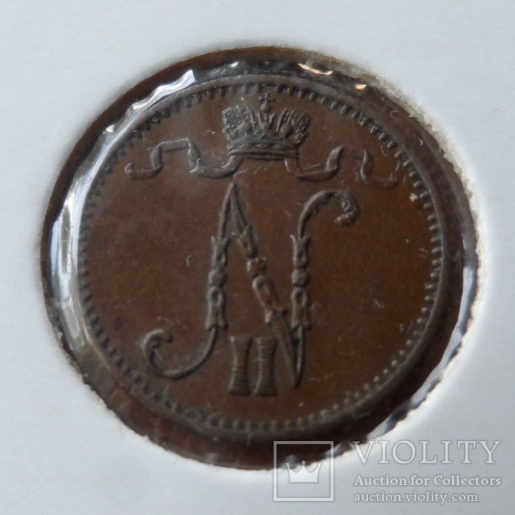 1 пенни 1906  Россия для Финляндии  Холдер 5~, фото №5