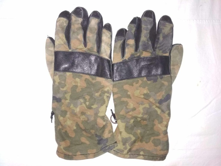 Перчатки камуфляж flecktarn армии Bundeswehr (Германия). Бундес демисезонные р.9,5 №1, photo number 2