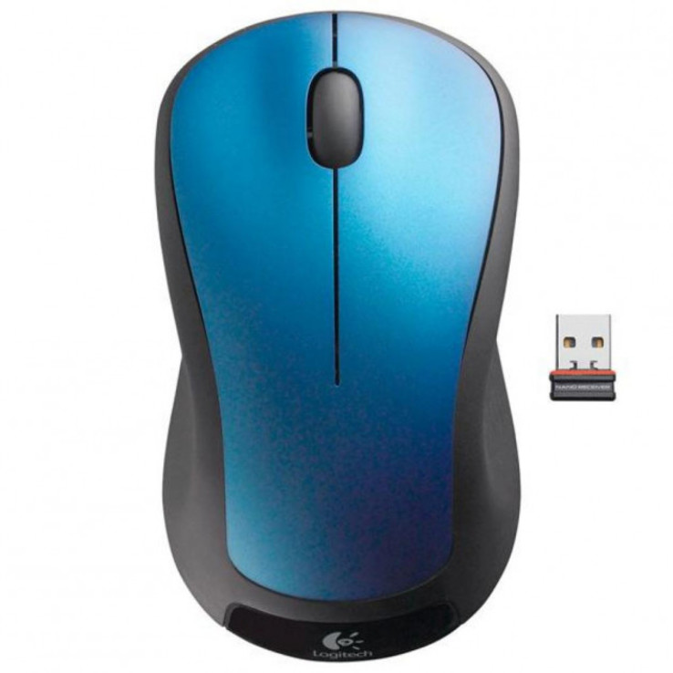 Беспроводная мышь (мышка) Logitech M310 Wireless (910-005248) Blue, photo number 2
