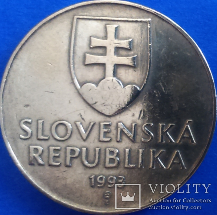 Словаччина 10 крон 1993 р, фото №3