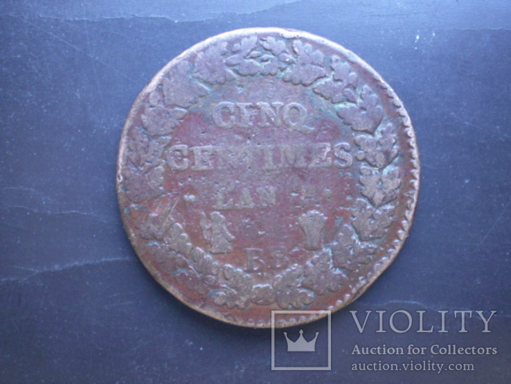 Франція 5 сантимів, 1799 ВВ, фото №6