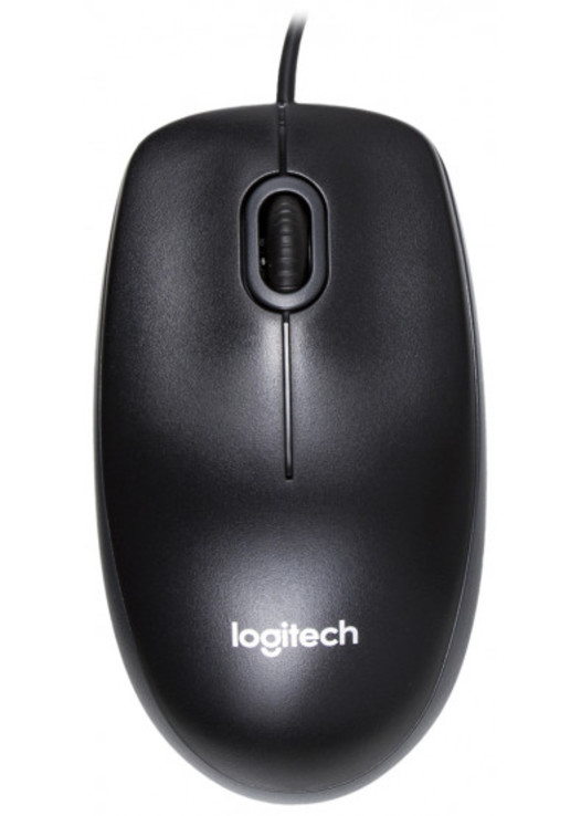 Проводная мышь (мышка) Logitech B100 USB Black (910-003357), фото №4