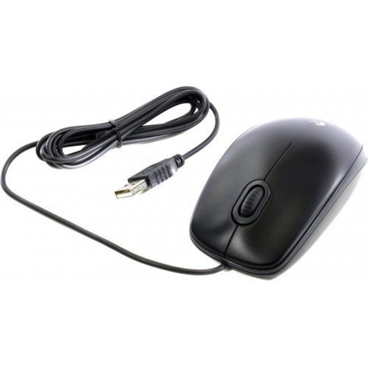 Проводная мышь (мышка) Logitech B100 USB Black (910-003357), фото №6