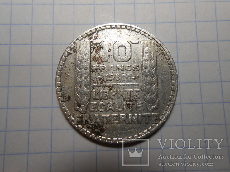 10 франков 1930 год Франция, фото №3