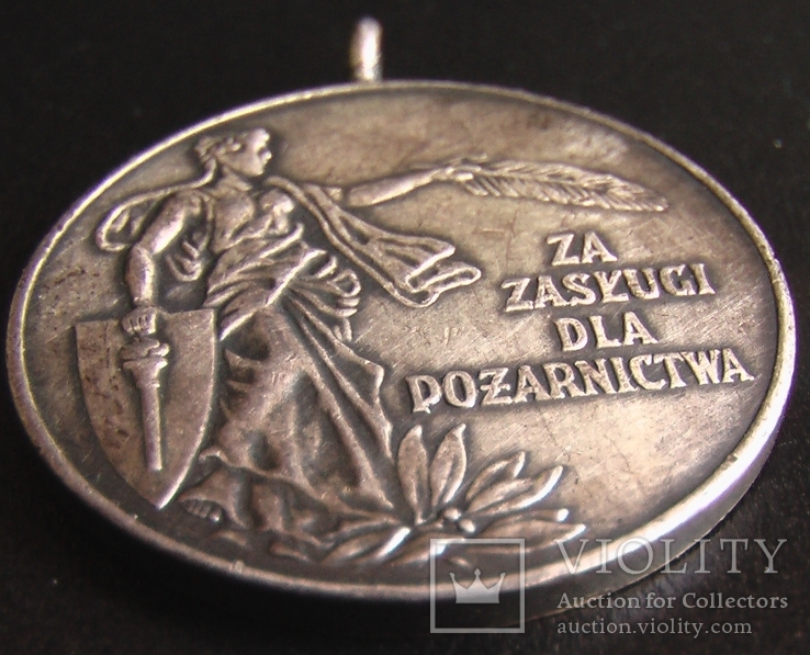 Польская медаль "Za zaslugi dla Pozarnictwa" 2 класса, фото №9