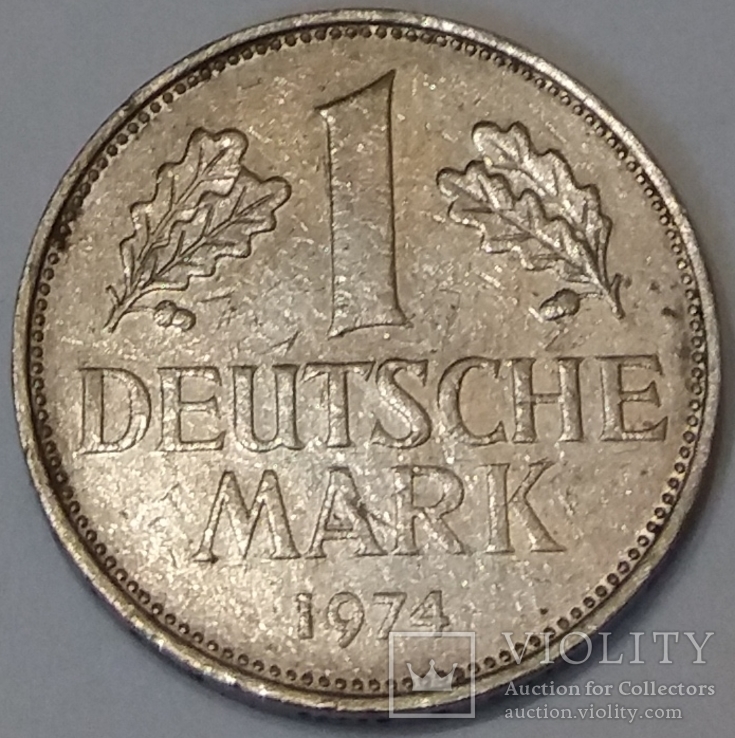 Німеччина 1 марка, 1974 D