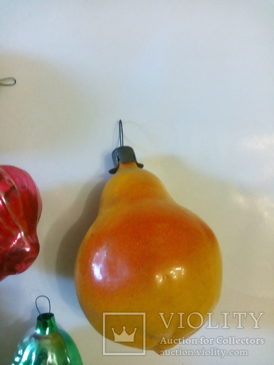 Елочные игрушки из СССР. Овощи., фото №7