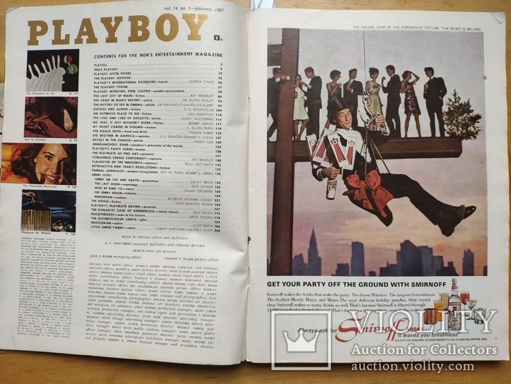 Журнал Playboy 01.1967 з М.Монро, С.Лорен, та ін, фото №3