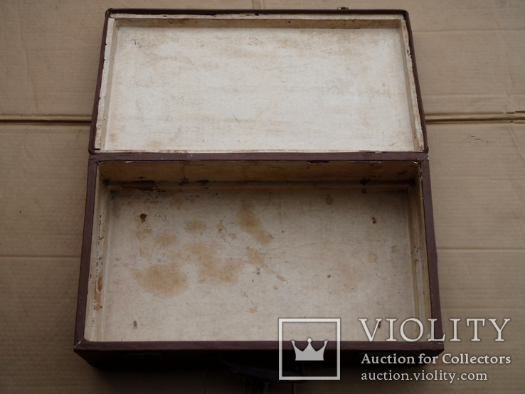 Старий чемодан , коричневий. 60-35-18 см., фото №6
