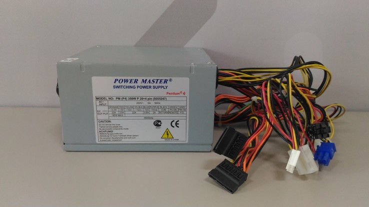 Блок питания Power Master PM (P4) 350W P 20+4 PIN (5005247), фото №4