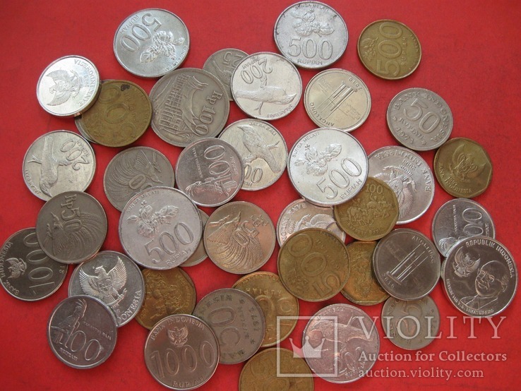 Монеты Индонезии - 40 шт., фото №3