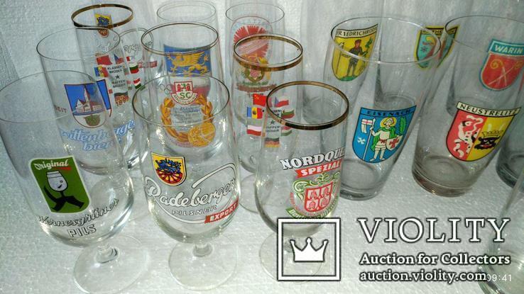 Коллекция пивных бокалов: ГДР, Чехословакия. 70-80 года прошлого века., фото №6