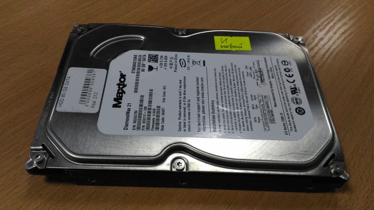 Жесткий диск Maxtor 80Gb SATA, фото №3