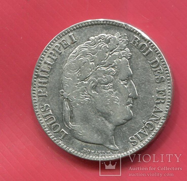 Франция 5 франков 1834 Луи Филипп, фото №2