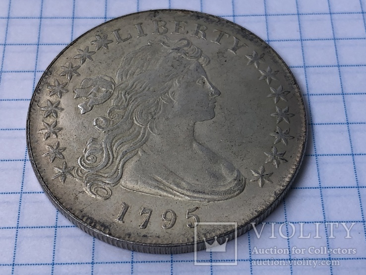 1 доллар 1795 год копия, фото №4