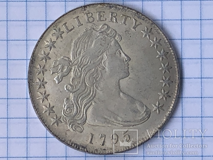 1 доллар 1795 год копия, фото №2