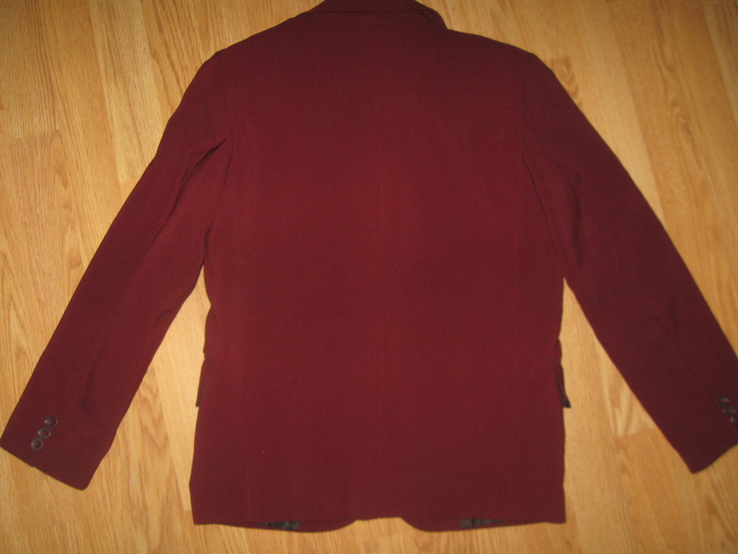 Бордовий піджак на 152см, фото №4