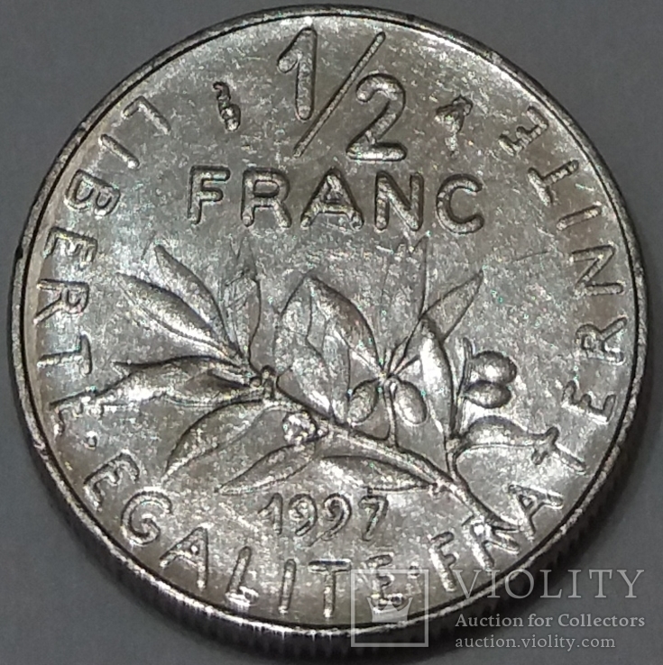 Франція ½ франка, 1997