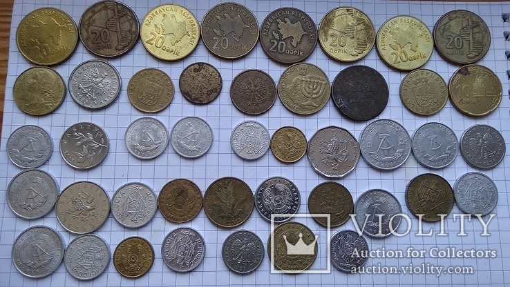 Іноземні монети 44 шт, фото №3