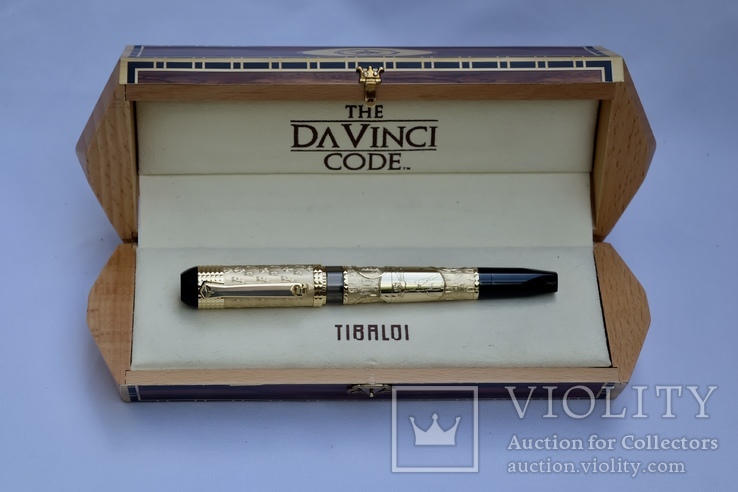 TIBALDI DA VINCI CODE 25/61 750 золотая перьевая ручка, фото №2