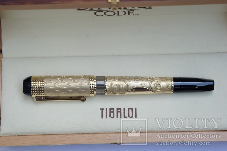 TIBALDI DA VINCI CODE 25/61 750 золотая перьевая ручка, фото №3