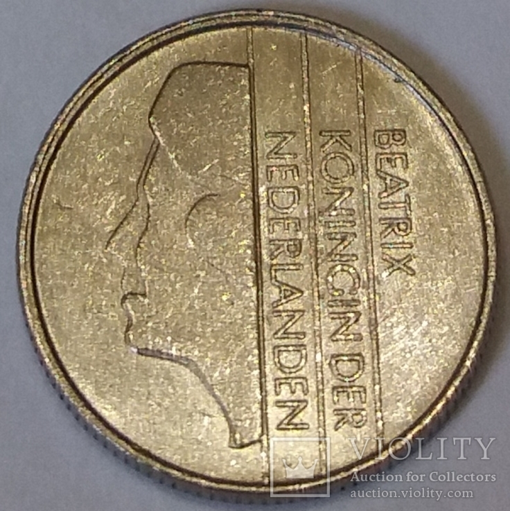 Нідерланди 10 центів, 1986, фото №3