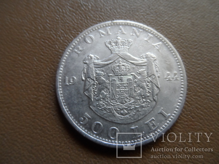 500 лей   1944  Румыния  серебро   (Ф.3.17)~, фото №2
