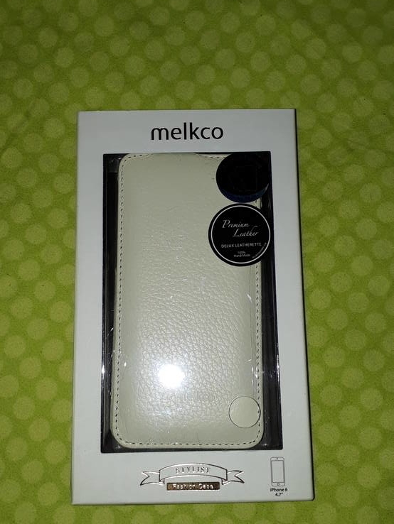 Кожаный чехол для iPhone 6 Melkco Jacka Cases (white), фото №2