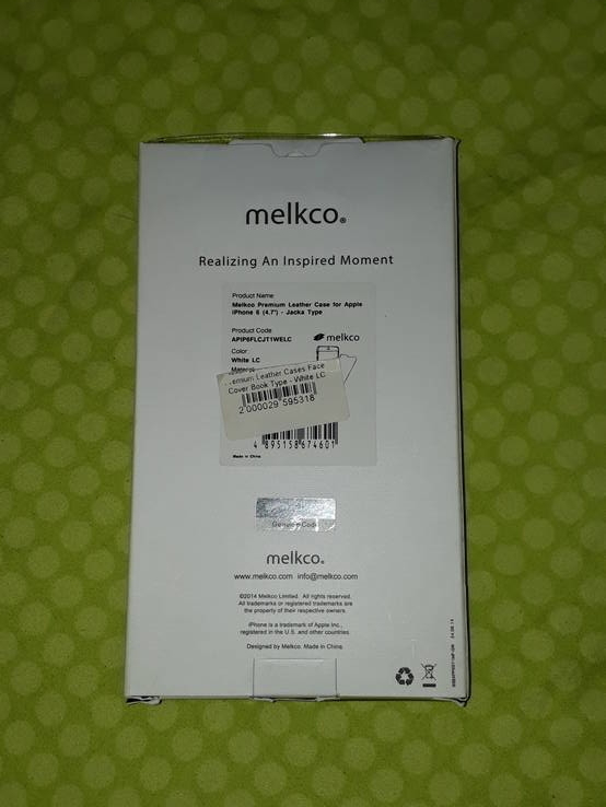 Кожаный чехол для iPhone 6 Melkco Jacka Cases (white), фото №3