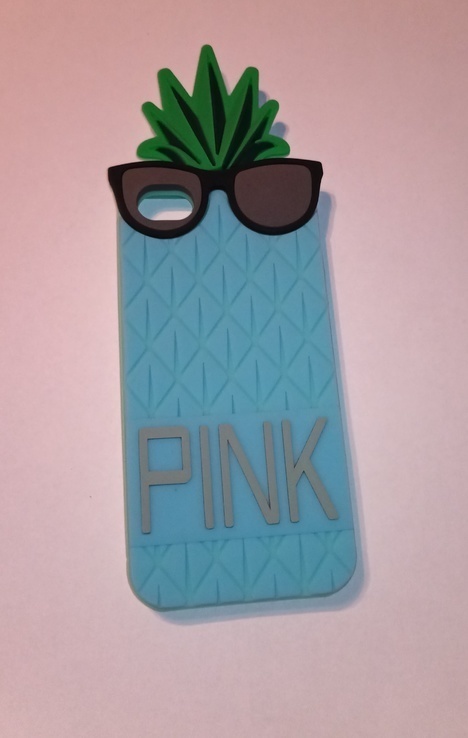 Чехол для iPhone 5/5s PINK (blue), фото №2