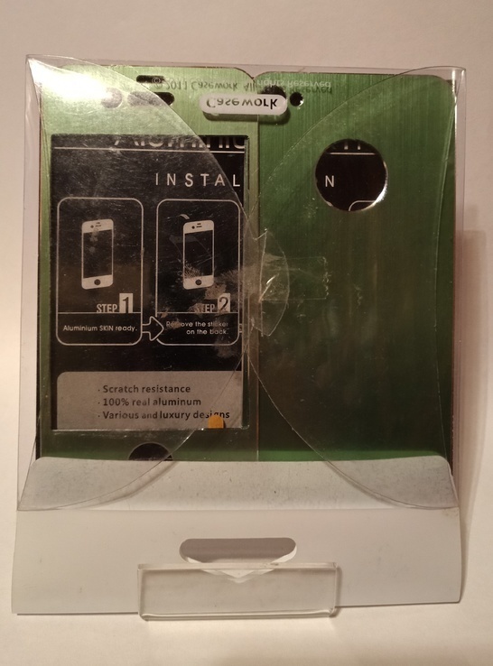 Алюминиевые накладки на iPhone 4 /4s (green)