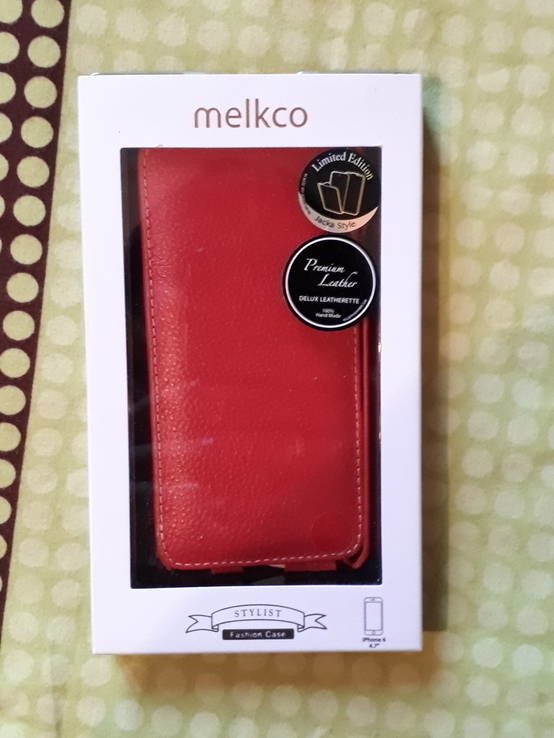 Кожаный чехол для iPhone 6 Melkco Jacka Cases (red), фото №2