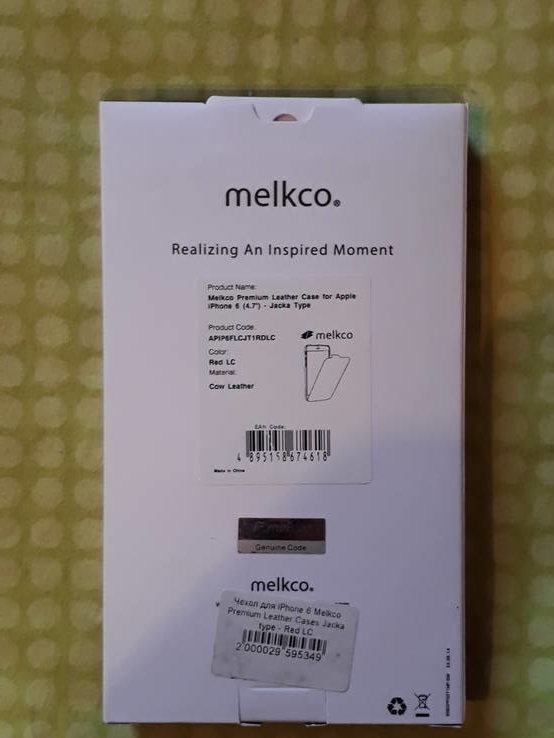 Кожаный чехол для iPhone 6 Melkco Jacka Cases (red), фото №3