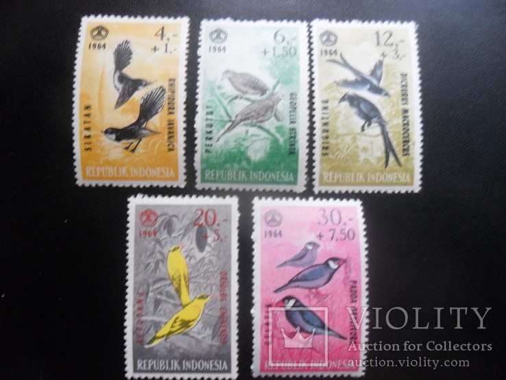 Фауна. Птицы. Индонезия. 1964 г.  MNH