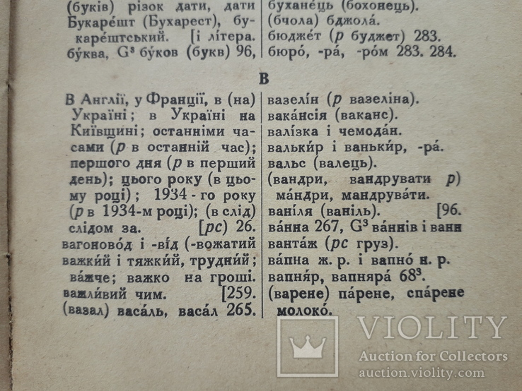 1934 р. Словник місцевих слів, не вживаних в літературній мові (І. Огієнко), фото №4