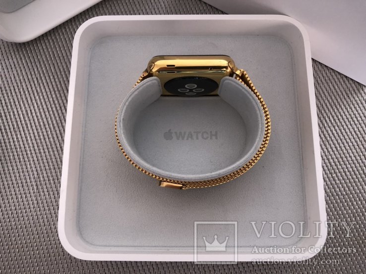 Часы Apple Watch позолота 24 карата, фото №4