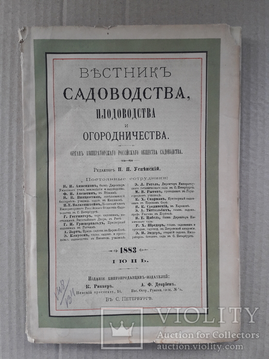 1883 г. Роза, флокс (садоводство), фото №3